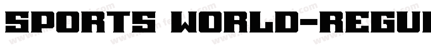 Sports World-Regular字体转换